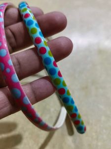 Colorful Polka Dot Hair bands set