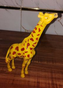 Vintage Yellow Giraffe Toy
