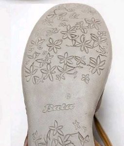 Bata Women's Brown Cutout Sandals