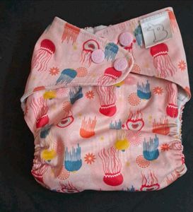 Cute Ocean Print Baby Diaper