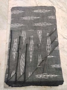 Green Ikat Print Fabric