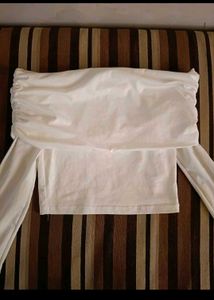 Off-Shoulder Crop Top