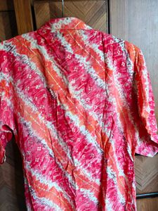 Vibrant Tie-Dye Cotton Kurta