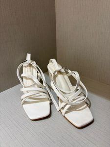 White Strappy Heels