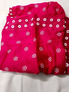 Long Stitched Flock Anarkali