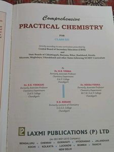 Chemistry Practical Book CBSE