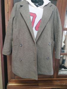 Wool Blend Overcoat