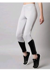Grey Black Jeggings With Pocket