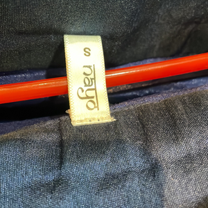 navy blue flared skirt