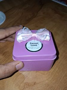 cute purple gift box