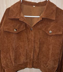 Vintage Cropped Corduroy Jacket