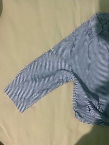 Classic Striped Button-Up Top