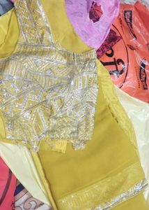 Vibrant Yellow Ethnic Lehenhga