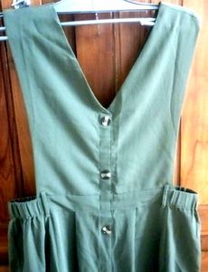 Solid A Line Dress