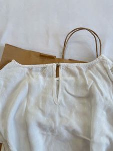 Chic White Swiss Dot Top