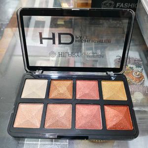 HD Highlighter Palette - 8 Professional Shades