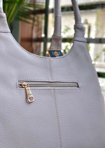 Stylish Beige Hobo Bag
