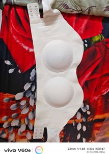 White Padded Strapless Bra