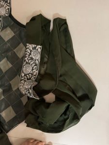 Green Embroidered Ethnic Set