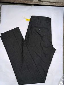 Raymond Men Checked Slim Fit Formal Trousers