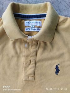 Men's Yellow Polo T-Shirt