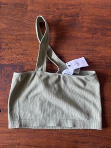 FLASH SALE@200 Khaki Crop top