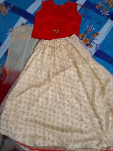 Stunning Embroidered Lehenga Choli Set for kids