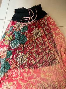 🌸 Boho Bloom Floral Maxi Skirt