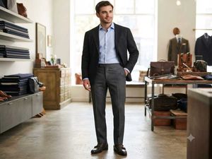 Men's Premium Grey Suit/Pant Fabric