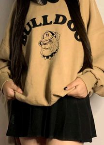 Bulldog oversized Sweatshirt🫶🏻