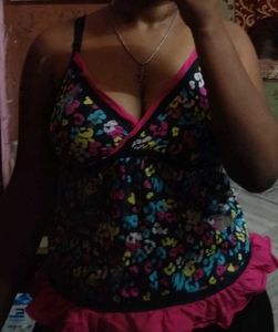 Cute Floral Print Cami Top