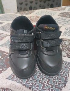 Cute Black Velcro school Sneakers