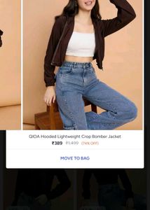 Lightweight Crop Bomber Jacket