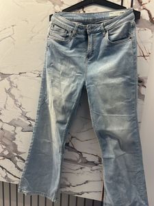 Max High Waist Light Wash Denim Jeans- 30