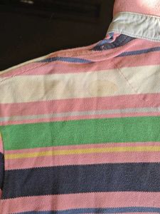 Colorful Striped Polo Shirt
