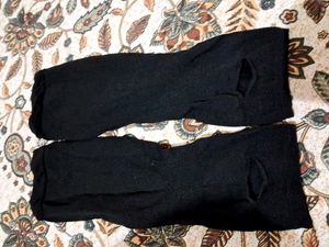 Black Arm Sleeves with Thumb Hole