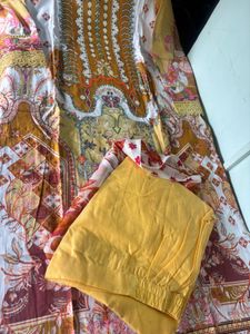 Vibrant Printed Kurta Set with Dupatta