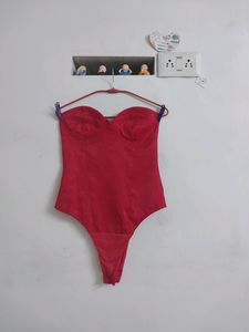 ZARA Tube Bodysuit With Detachable Starps