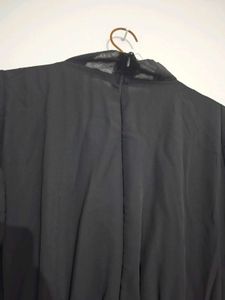 black midi dress
