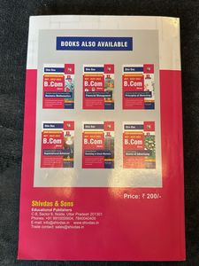 Shivdas B.Com Business Mathematics