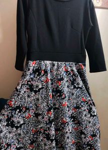 Black Floral Dress