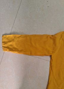 New and unused Elegant Mustard Embroidered Kurta