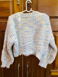 Pastel Cropped Cardigan