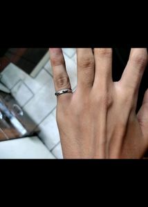 Band Ring Plan Round Pure Silver 925