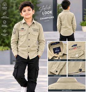 Stylish Boys Cargo Shirt