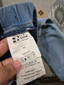 Light Wash Denim Jeggings