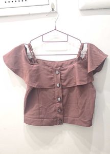 Ruffle Off-Shoulder Top