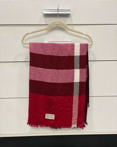 Burberry Red Plaid Scarf