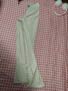 White Flared Leggings