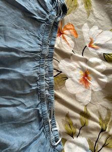 Off-Shoulder Denim Dress